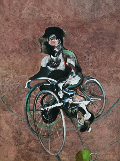 View full screen - View 1 of Lot 27. AFTER FRANCIS BACON | PORTRAIT OF GEORGE DYER RIDING A BICYCLE (NOT IN SABATIER).