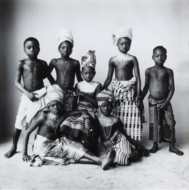 View full screen - View 1 of Lot 126. IRVING PENN | 'DAHOMEY CHILDREN', 1967.