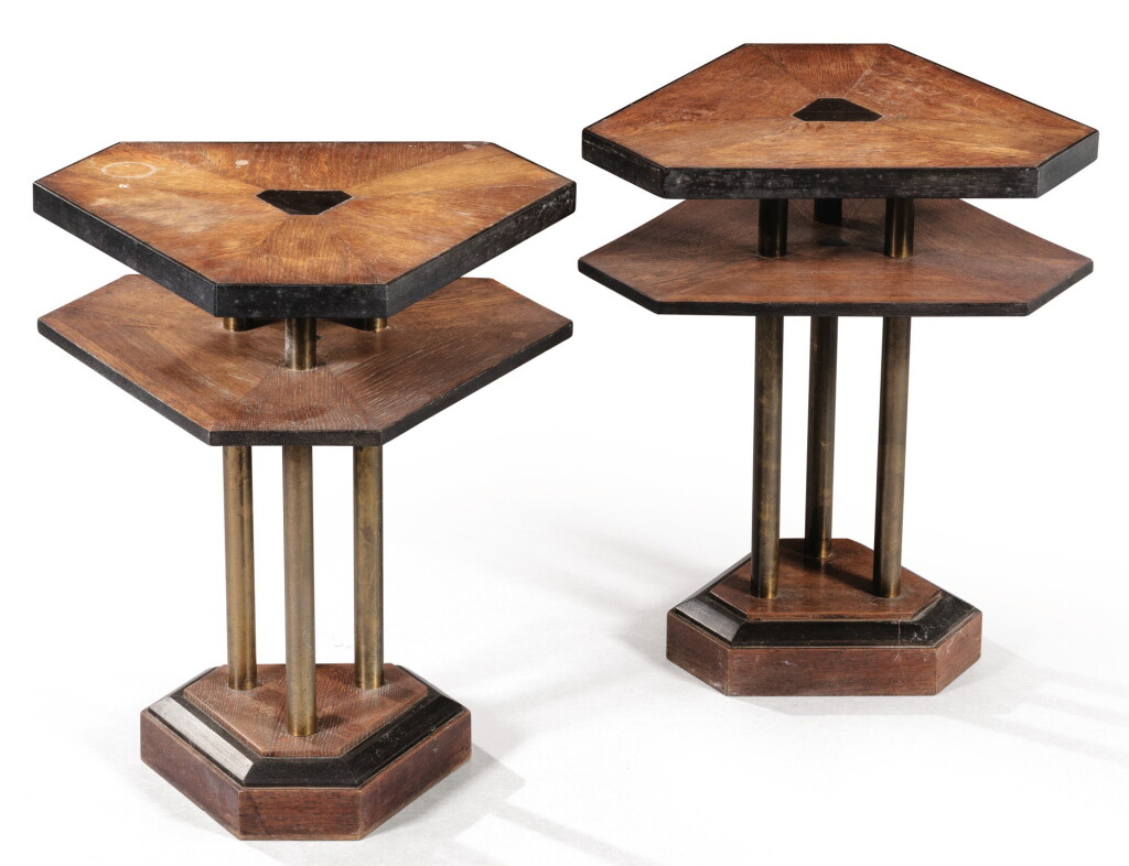 View full screen - View 1 of Lot 206. ALBERT CHEURET | A PAIR OF BEDSIDE TABLES, CIRCA 1925.