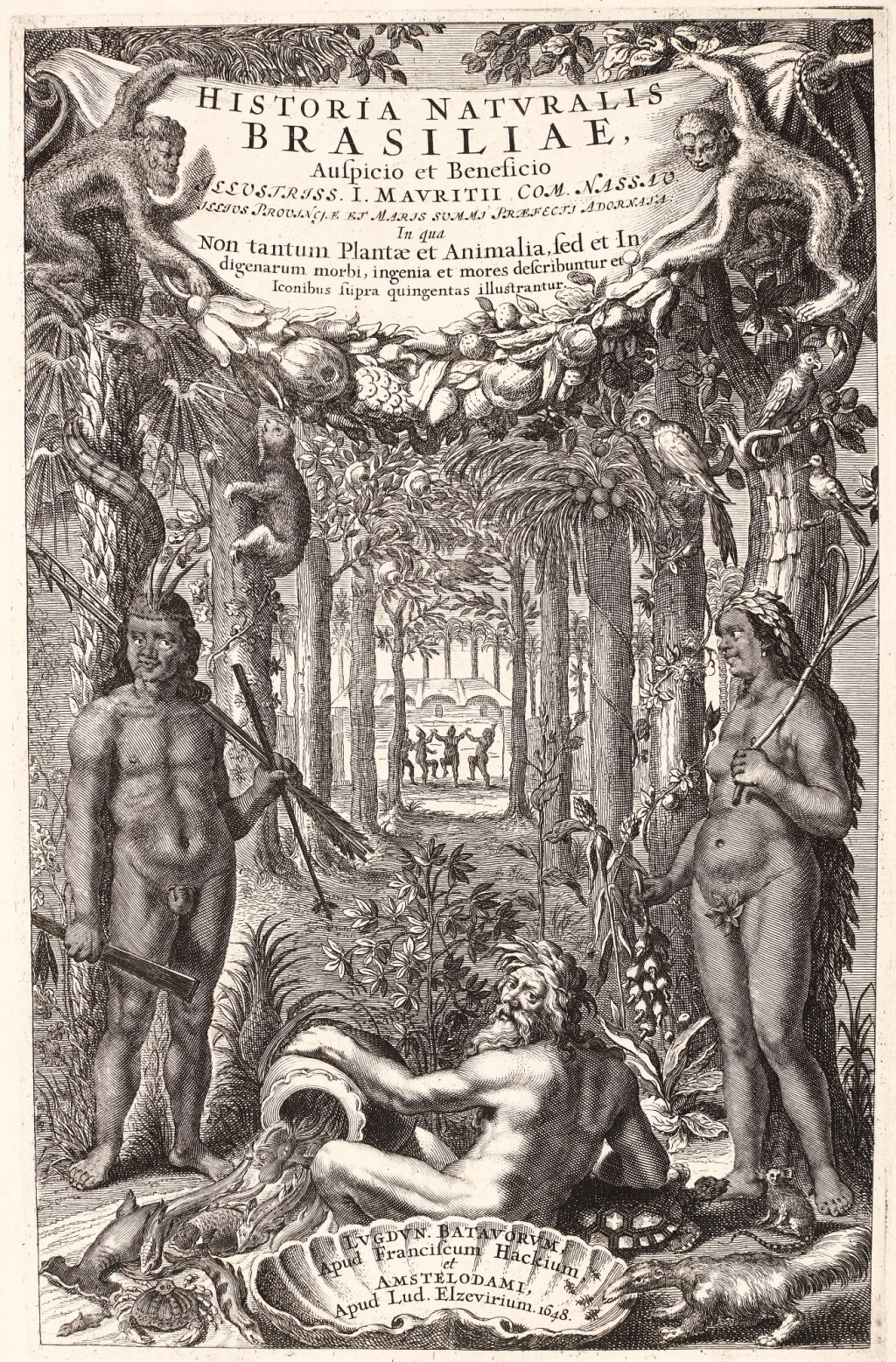 View full screen - View 1 of Lot 271. Piso | Historia naturalis Brasiliae, 1648.