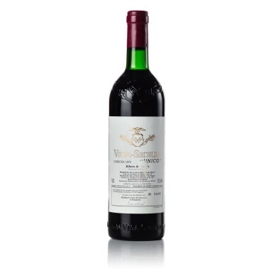View full screen - View 1 of Lot 349. Vega Sicilia 'Unico' 1975 (1 BT).