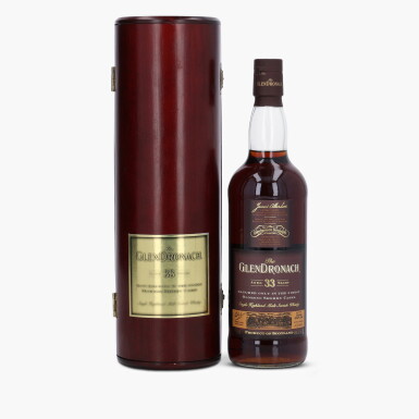 View full screen - View 1 of Lot 2066. The Glendronach Oloroso Sherry Cask 33 Year Old 40.0 abv 1968 (1 Bottle 75cl).