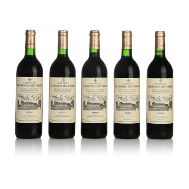 View full screen - View 1 of Lot 188. Château La Mission Haut-Brion 1992 (5 BT).