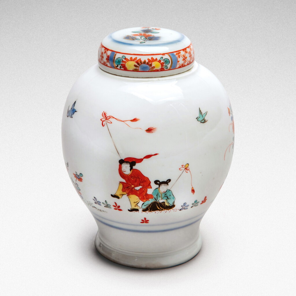View full screen - View 1 of Lot 37. A Meissen tea canister and cover, Circa 1730-35.