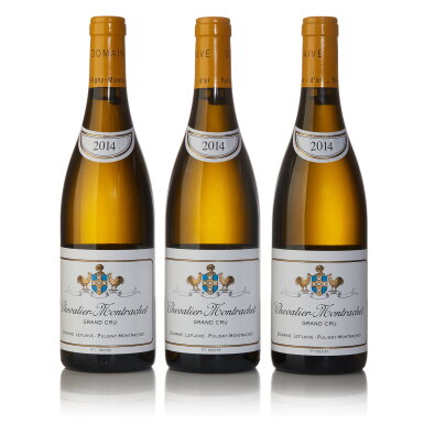 View full screen - View 1 of Lot 455. Chevalier Montrachet 2014 Domaine Leflaive (3 BT).