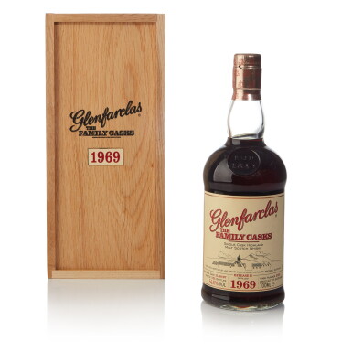 View full screen - View 1 of Lot 161. Glenfarclas The Family Casks #3185 56.5 abv 1969 (1 BT 70cl).