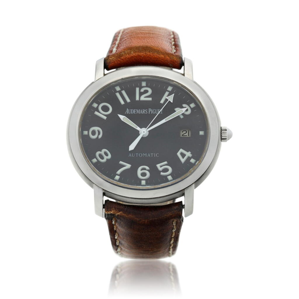 View full screen - View 1 of Lot 29. Reference 15016ST.CO.D080VS.01 Millenary A stainless steel automatic wristwatch with date, Circa 2005.