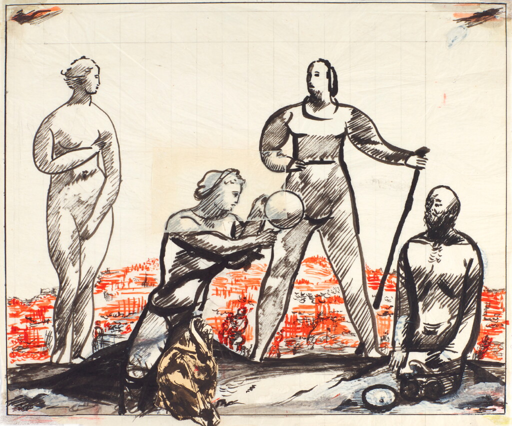 全萤幕检视 - 查看114SOLOMON BORISOVICH NIKRITIN | Study for The Old and the New的1