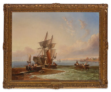 View full screen - View 1 of Lot 426. The 'Bergithe Drammer' off the South African coast.