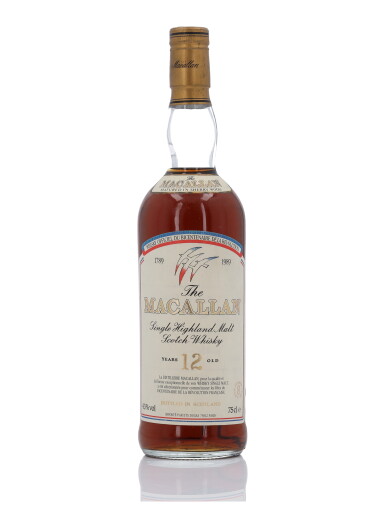 View full screen - View 1 of Lot 62. The Macallan Whisky Officiel Du Bicentenaire de la Revolution 12 Year Old 43.0 abv NV (1 Bottle 75cl).