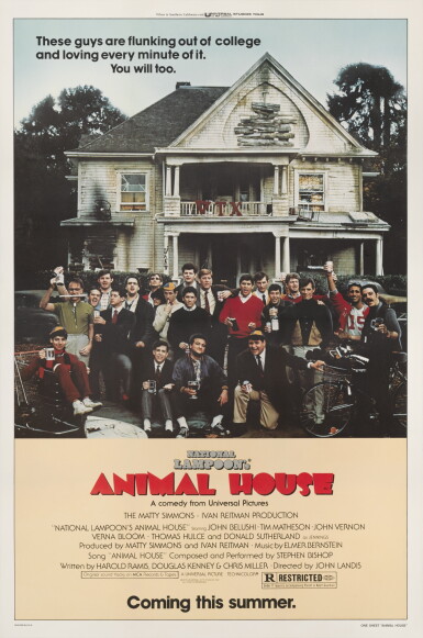 View full screen - View 1 of Lot 56. Animal House (1978), advance poster, US.