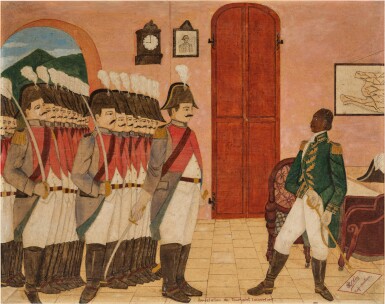 View full screen - View 1 of Lot 720. Arrestation de Toussaint Louverture.