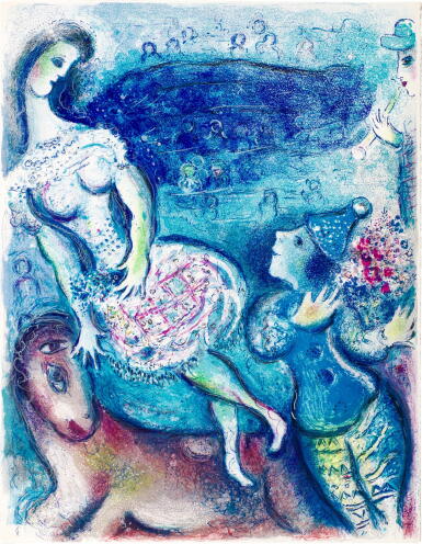 View full screen - View 1 of Lot 42. MARC CHAGALL | LE CIRQUE: ONE PLATE (M. 511; C. BKS. 68).