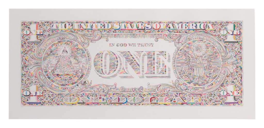 View full screen - View 1 of Lot 44. TOM FRIEDMAN | UNTITLED (DOLLAR BILL BACK).