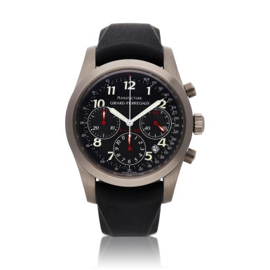 View full screen - View 1 of Lot 464. Reference 4955 F1-048 Ferrari | A limited edition titanium automatic chronograph wristwatch, Circa 2000.