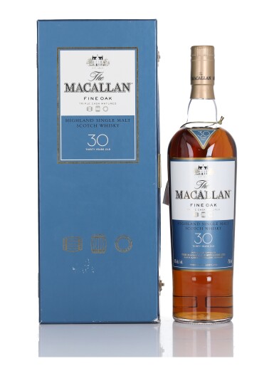View full screen - View 1 of Lot 7. The Macallan 30 Year Old Fine Oak 43.0 abv NV (1 Bottle 75cl).