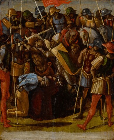 View full screen - View 1 of Lot 2. Saint Nicholas of Bari saving three knights from execution.