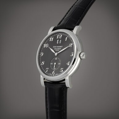 View full screen - View 1 of Lot 73. Grande Date | A limited edition stainless steel wristwatch with digital date display | Circa 2010.