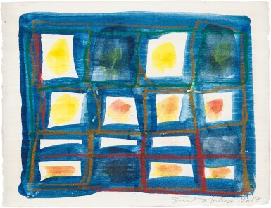 View full screen - View 1 of Lot 579. Stanley Whitney 史丹利・惠特尼 | Untitled 無題.