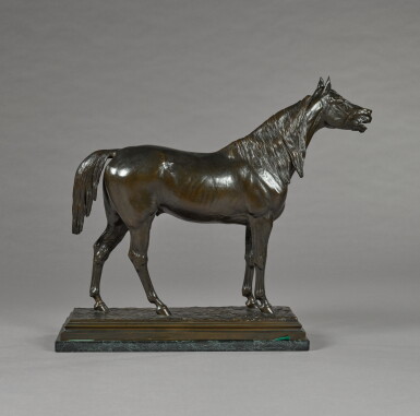 View full screen - View 1 of Lot 521. Cheval henissant (Neighing horse).