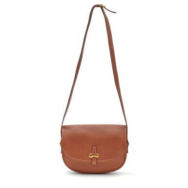 View full screen - View 1 of Lot 323. Gold Balle de Golf in Courchevel Leather with Gold Hardware, 1971.