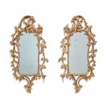A Pair of Late George II Small Giltwood Mirrors, Circa 1755