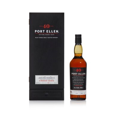 View full screen - View 1 of Lot 248. Port Ellen 40 Year Old 9 Rogue Casks 50.9 abv 1979 (1 BT70).