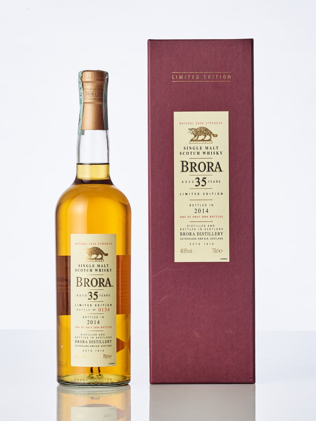 View full screen - View 1 of Lot 2003. Brora Thirteenth Annual Release 35 Year Old 48.6 abv NV (1 BT70).