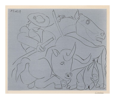 View full screen - View 1 of Lot 91. PABLO PICASSO | LA PIQUE CASSÉE (BLOCH 921; BAER 1244).