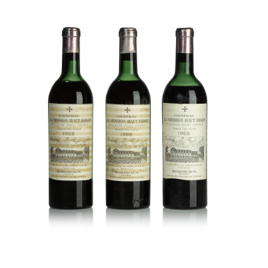 View full screen - View 1 of Lot 47. Château La Mission Haut-Brion 1962 (5 BT).