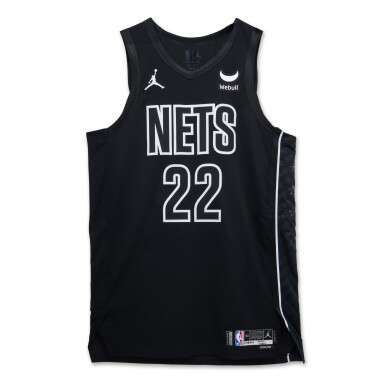 View full screen - View 1 of Lot 178. Jalen Wilson ‘Rookie Debut’ Brooklyn Nets 2023-2024 Game Issued Statement Edition Jersey.