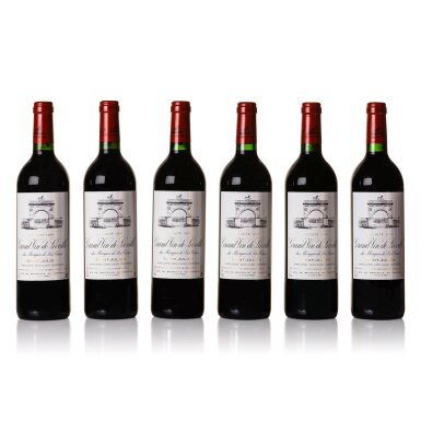 View full screen - View 1 of Lot 75. Château Léoville Las Cases 1999 (12 BT).