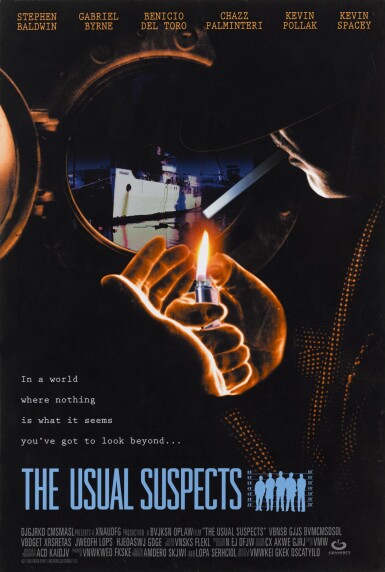 View full screen - View 1 of Lot 86. THE USUAL SUSPECTS (1995) POSTER, US.