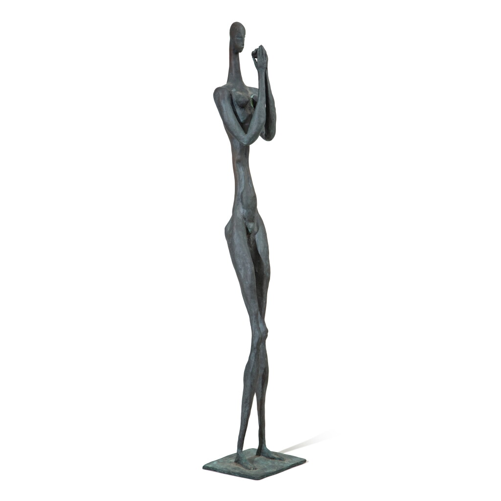 View full screen - View 1 of Lot 336. Woman with Flower.