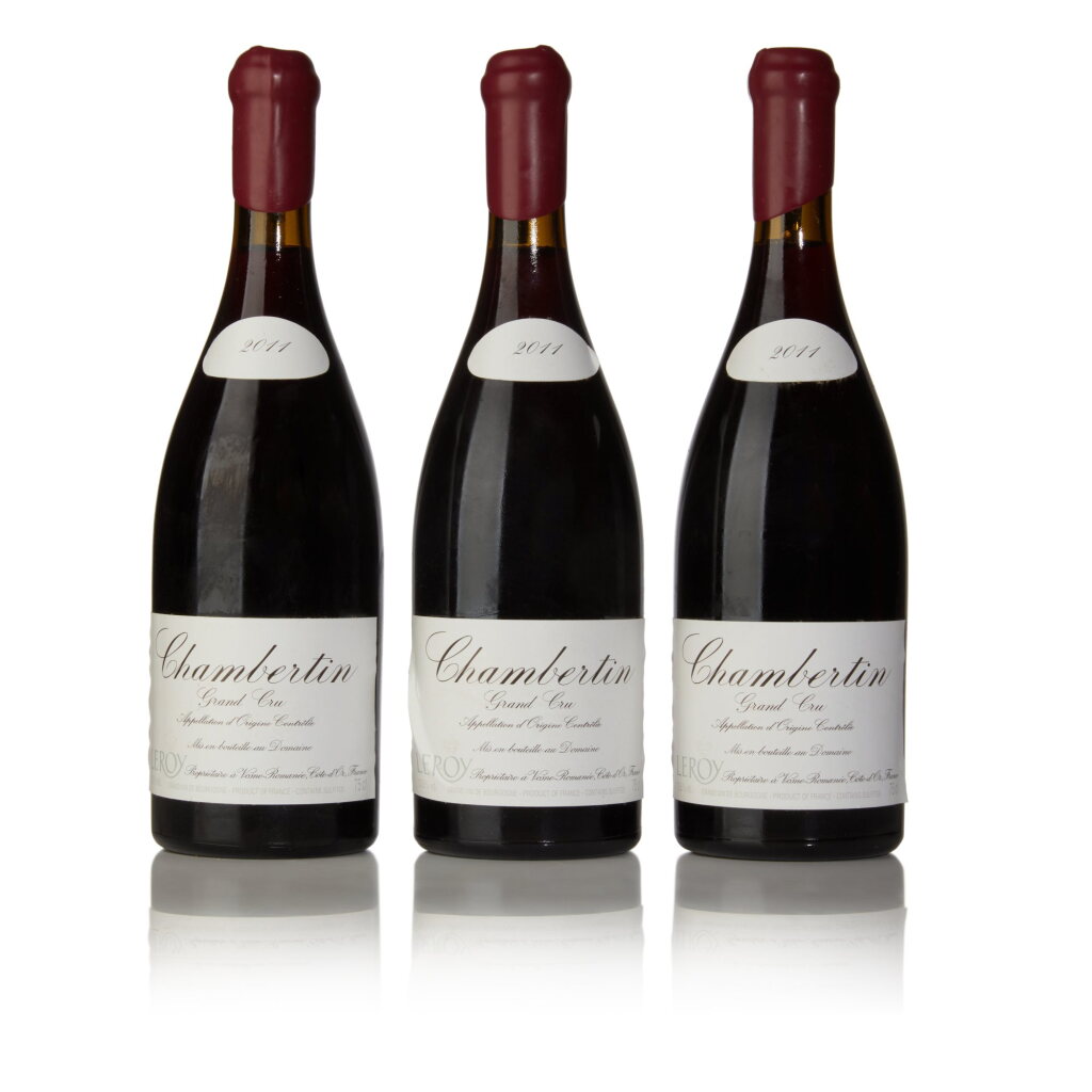 View full screen - View 1 of Lot 4. Chambertin 2011 Domaine Leroy (3 BT).