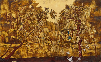 View full screen - View 1 of Lot 1083. Alix Aymé 雅麗克絲·艾美 | Le pavillon dans la foret 林中涼亭.