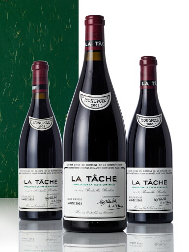 View full screen - View 1 of Lot 7053. La Tâche 2003 Domaine de la Romanée-Conti (3 BT).