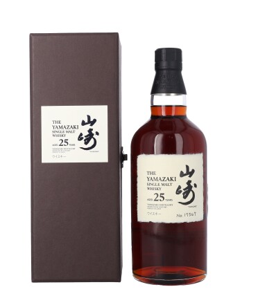 View full screen - View 1 of Lot 5057. The Yamazaki 25 Year Old 43.0 abv NV (1 BT70).