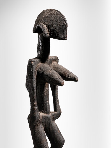 View full screen - View 1 of Lot 45. Bamana Female Figure, Mali.