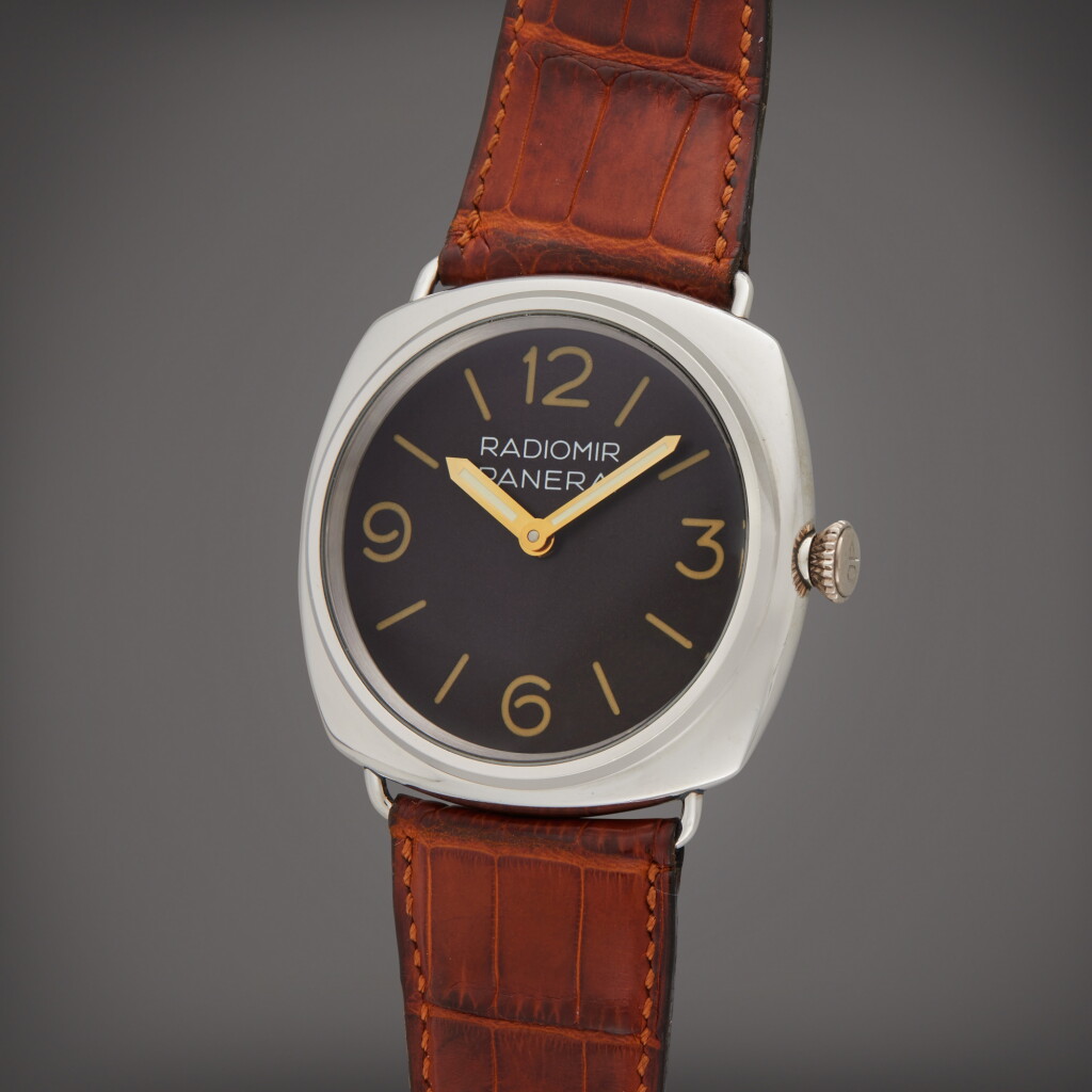 View full screen - View 1 of Lot 35. Reference PAM00021 Radiomir | A limited edition platinum wristwatch, Circa 1997 | The Hammer Collection.