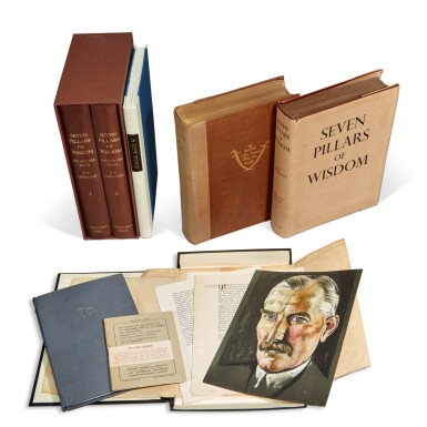 View full screen - View 1 of Lot 208. T. E. Lawrence | A collection of items relating to Seven Pillars of Wisdom.