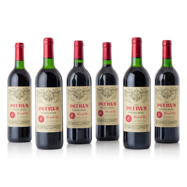 View full screen - View 1 of Lot 6157. Petrus 1992 (8 BT).