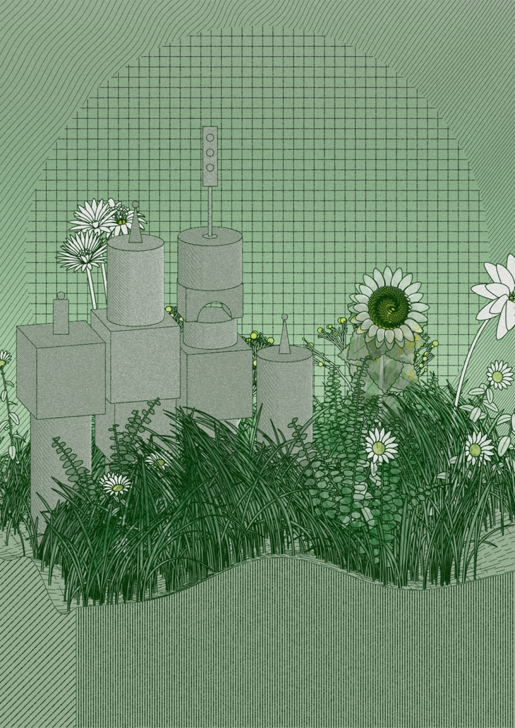 View full screen - View 1 of Lot 25. (kinder)Garden, Monuments #96.