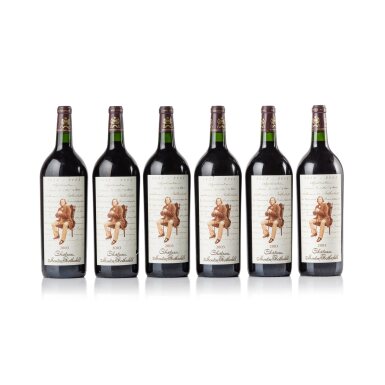 View full screen - View 1 of Lot 160. Château Mouton Rothschild 2003 (6 MAG).