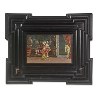 View full screen - View 1 of Lot 867. AN ITALIAN MICROMOSAIC, VATICAN MOSAIC WORKSHOP, ATTRIBUTED TO LUIGI TARANTONI, LATE 19TH CENTURY.