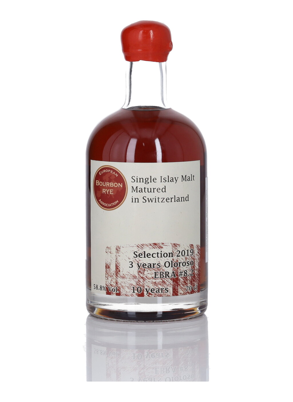 View full screen - View 1 of Lot 165. EBRA Selection #8.2 10 Year Old Islay Single Malt 117.6 Proof 2008 (1 BT 70cl).