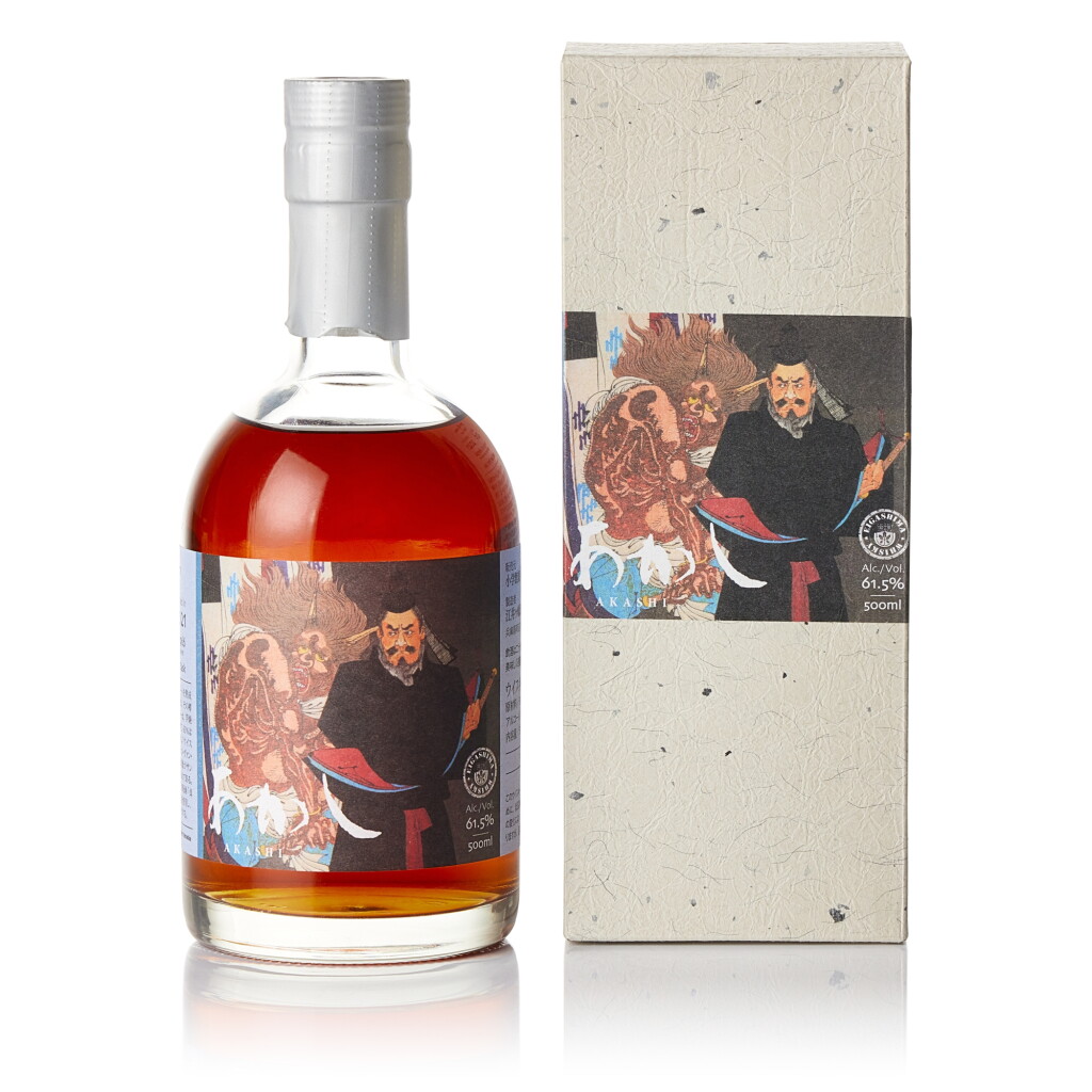 View full screen - View 1 of Lot 1038. 明石 Akashi 4 Year Old Single Cask #61966 61.5 abv 2016 (1 BT50).