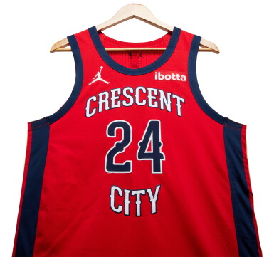 View full screen - View 1 of Lot 67. Jordan Hawkins New Orleans Pelicans 2023-2024 Game Worn Statement Edition Jersey .