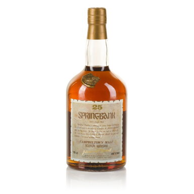 View full screen - View 1 of Lot 274. Springbank 25 Year Old 46.0 abv NV (1 BT 75cl).