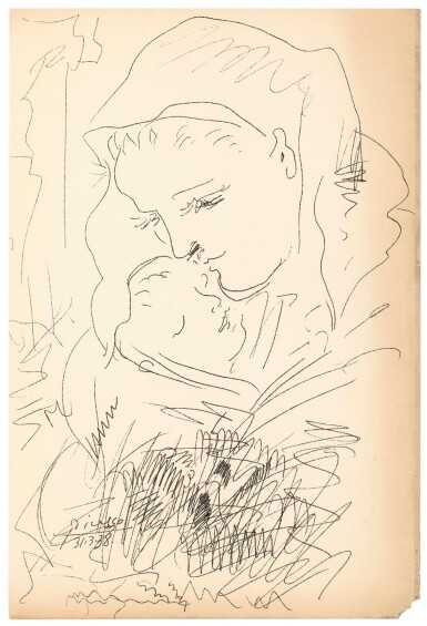View full screen - View 1 of Lot 137. PABLO PICASSO | MATERNITÉ (B. 1829; BA. 726).